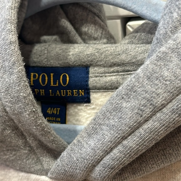 Polo by Ralph Lauren Grey Bear Hoodie - Picture 3 of 5